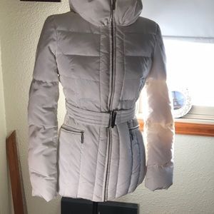 White puffer jacket